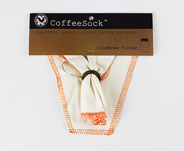 CoffeeSock Organic ReUsable Commercial ColdBrew Cotton Filter-CoffeeSock