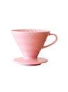 Photo of HARIO V60-02 Dripper (Ceramic) ( Matte Pink ) [ HARIO ] [ Pourover Brewers ]