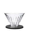 Photo of TIMEMORE Crystal Eye Glass Dripper (w/ Holder) ( 02 (2-4 cups) ) [ Timemore ] [ Pourover Brewers ]