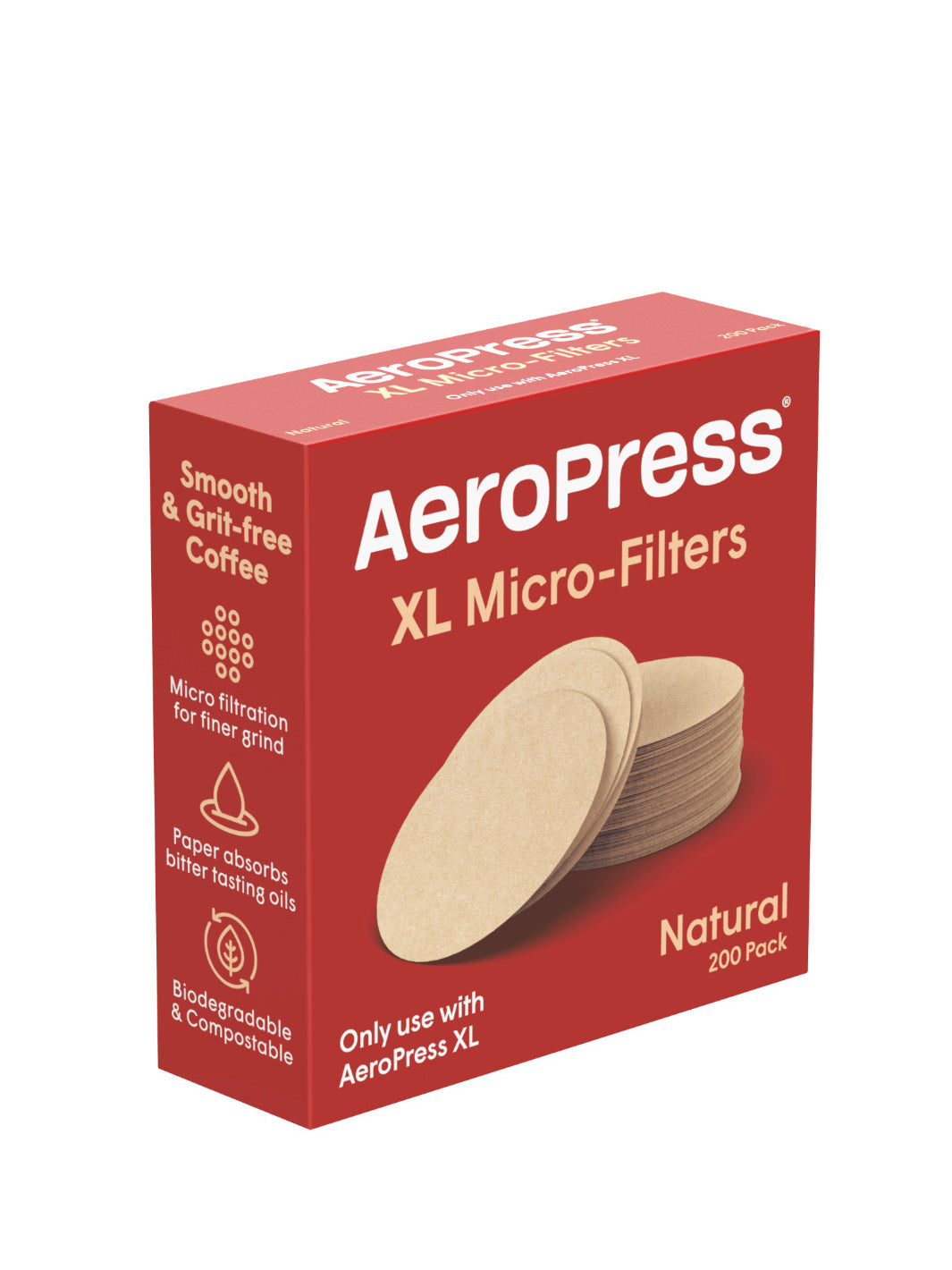 AeroPress XL Natural Microfilters (200-Pack) – Someware