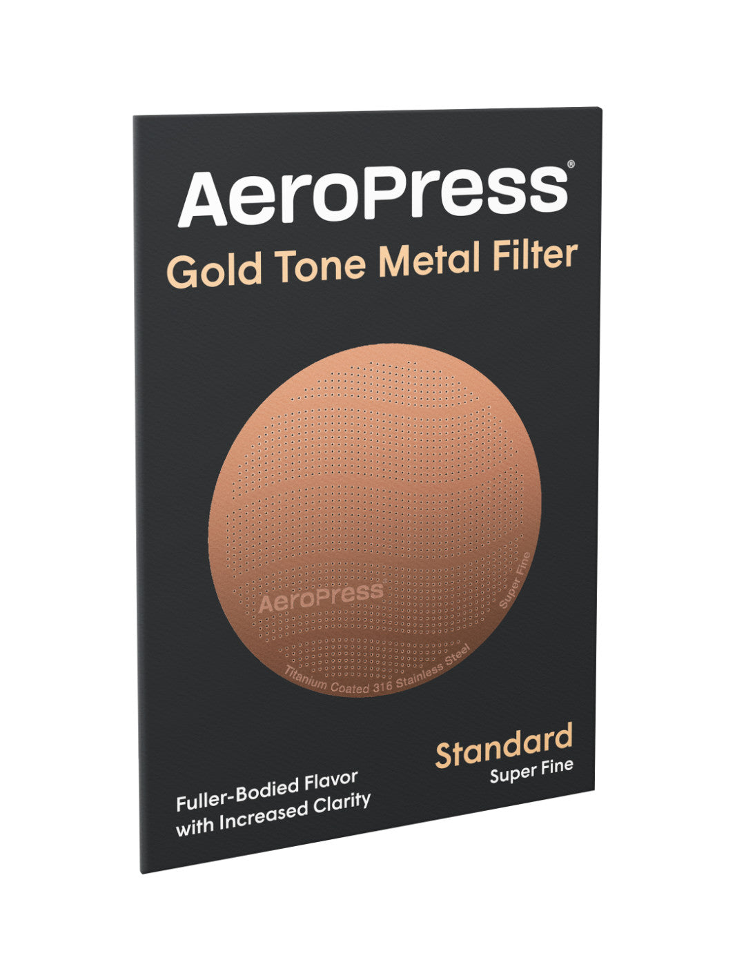 AeroPress Gold Tone Reusable Filter (titanium-coated) - Thumbnail 4
