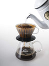 Photo of KALITA Wave 185 Glass Dripper (Black) ( ) [ Kalita ] [ Pourover Brewers ]