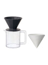 Photo of KINTO ALFRESCO Brewer Jug Set (4-Cup) ( Black ) [ KINTO ] [ Coffee Kits ]