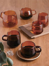 Photo of KINTO SEPIA Cup (270ml/9oz) (4-Pack) ( ) [ KINTO ] [ Coffee Glasses ]