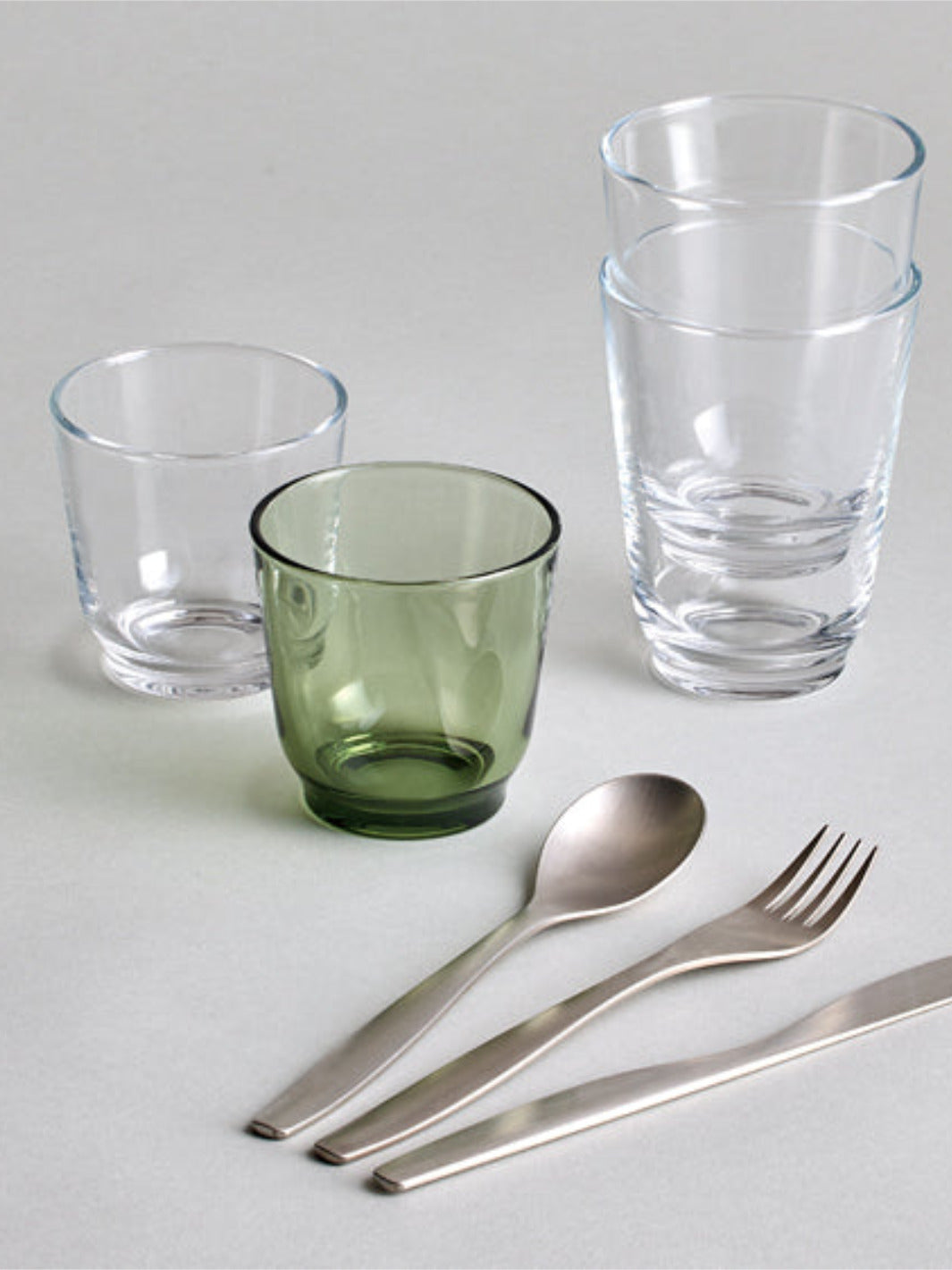 Kinto Hibi Tumblers, Set of 4, Glass, 5 Colors, 2 Sizes on Food52