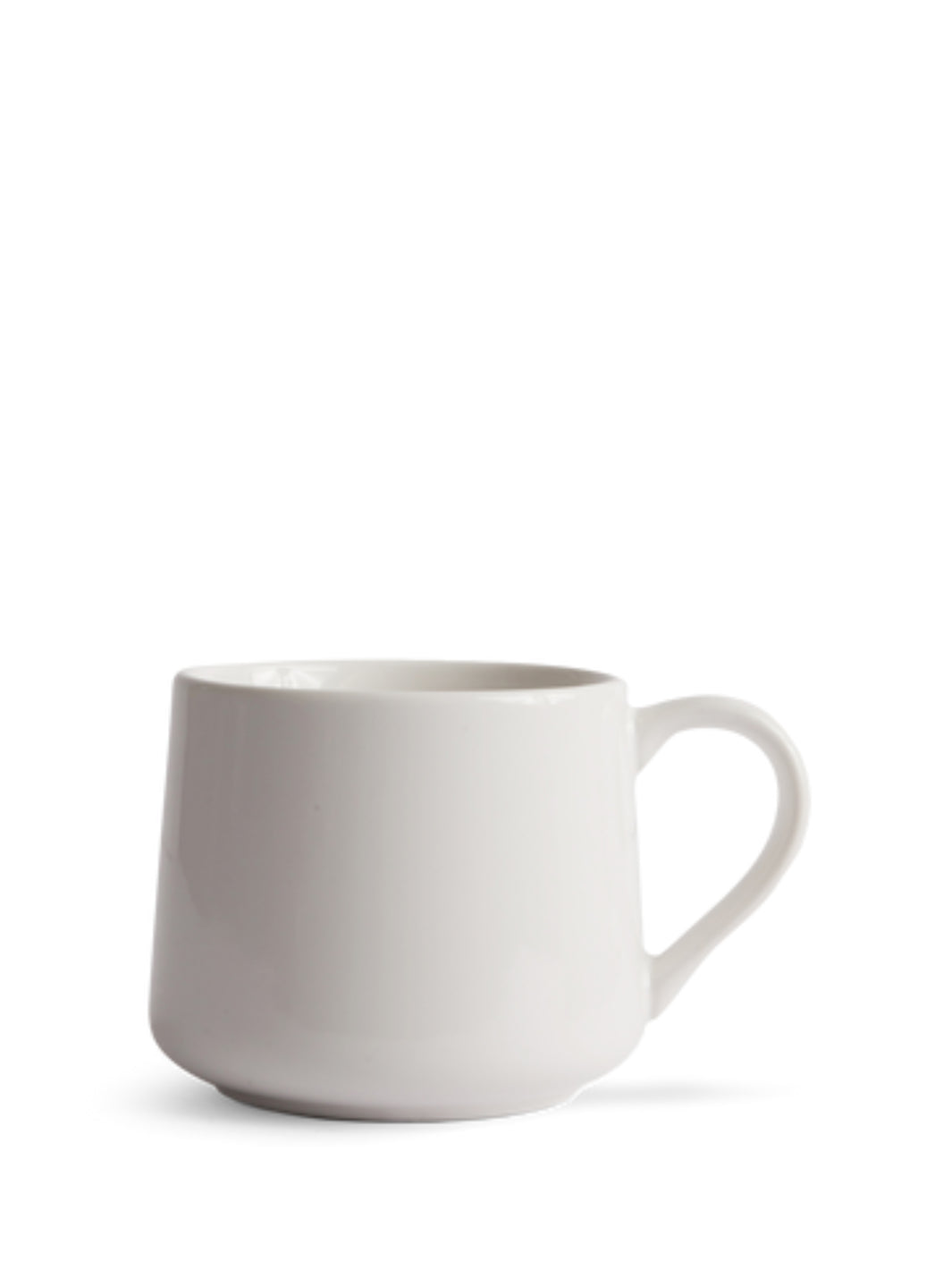 16 oz White Tall Ceramic Latte Mug