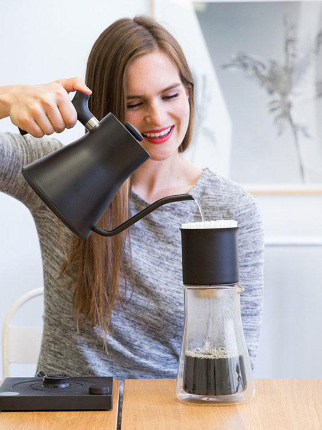 Fellow Stagg [X] Pour-Over Coffee Dripper, Double Wall Vacuum Insulated Stainless Steel