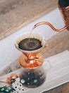 Photo of HARIO V60-02 Copper Dripper (Raw) ( ) [ HARIO ] [ Pourover Brewers ]