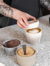 Photo of HUSKEE Cup + Lid (6oz/177ml) ( ) [ Huskee ] [ Coffee Cups ]