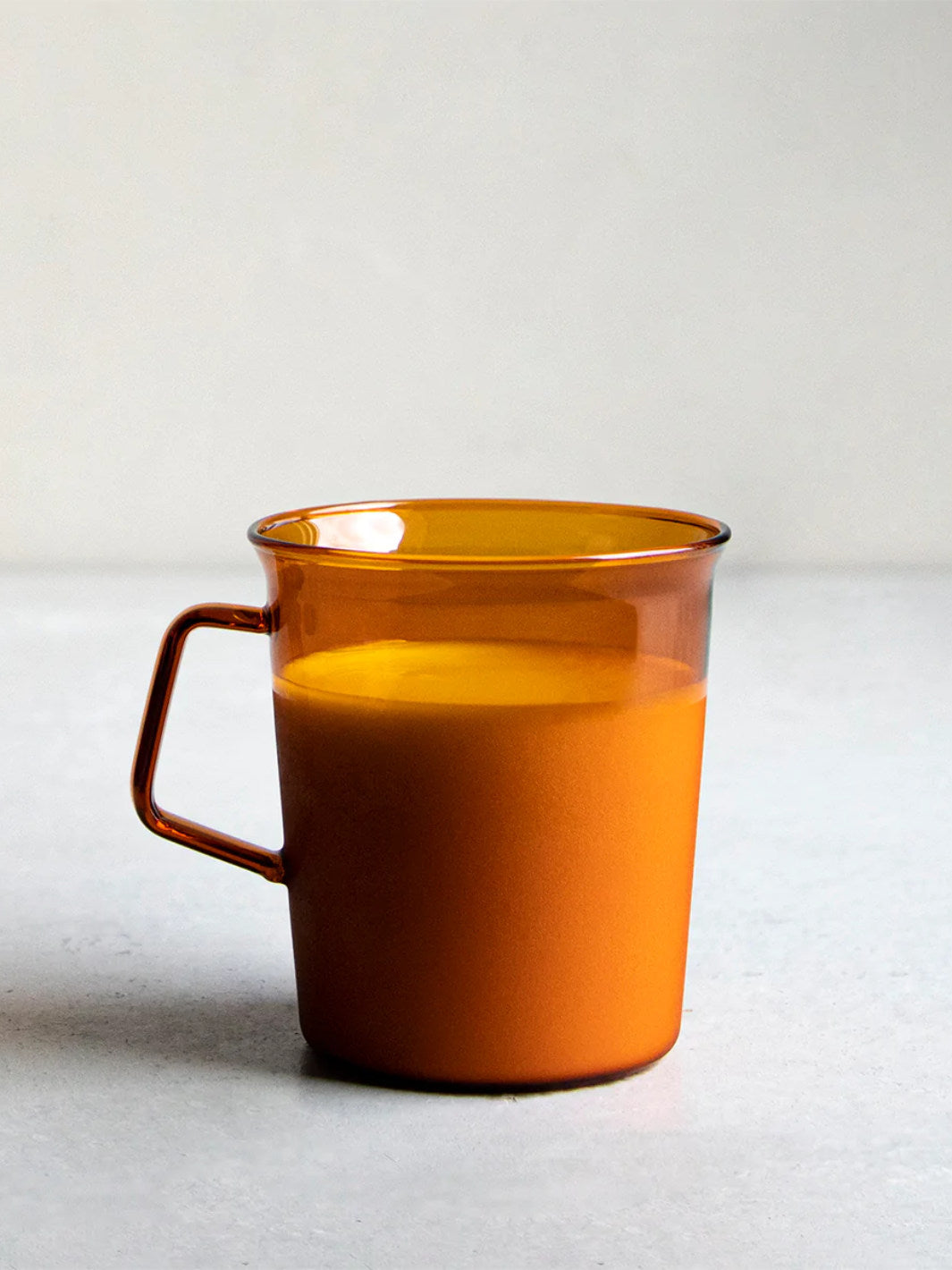 Amber Glass Mug