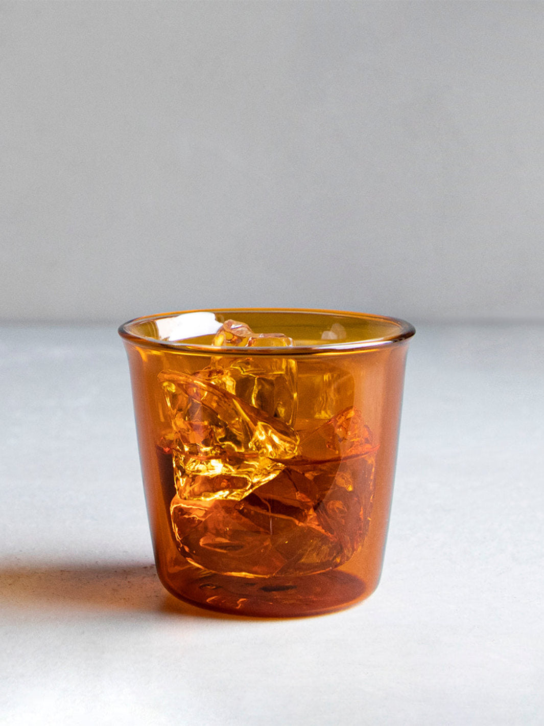 Amber Double Wall Glasses (set of two)