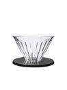 Photo of TIMEMORE Crystal Eye Glass Dripper with Holder ( Black 01 (1-2 cups) ) [ Timemore ] [ Pourover Brewers ]